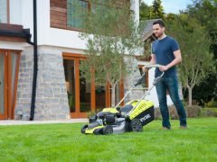 Ryobi RLM 46 175 SO - бензомоторная ротационная газонокосилка с блоком электрозапуска