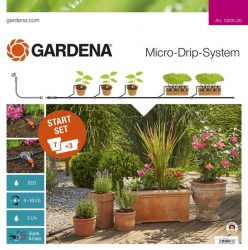 Gardena полив микрокапельный комплект базовый