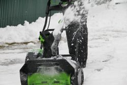 GreenWorks GD80SB уборка снег отзыв