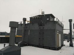 Крышная котельная с котлами Buderus GB162