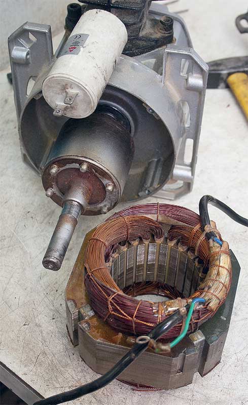 ремонт электродвигателя компрессора