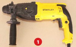 перфоратор Stanley SHR263 в разборе тест