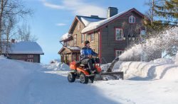 Хускварна Husqvarna райдер трактор снегоотбрасыватель навесной