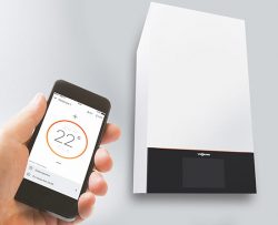 Управление котлом с помощью модуля Viessmann Vitoconnect