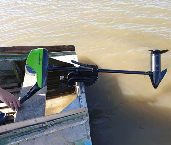 Greenworks мотор для лодки