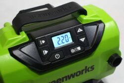 Greenworks ACG301 тест компрессор универсальный панель управление