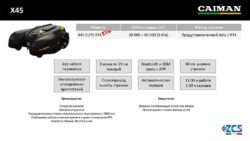 Caiman робот газонокосилка 6 февраля 2025 Алессио Феррари презентация новинка Юнисоо флагманский салон Химки X45