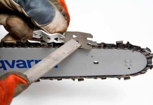 Как заточить пильную цепь цепной пилы советы Husqvarna Хускварна