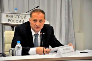 Выставка RosBuild 2021 Российская строительная неделя Леонид Казинец член бюро правления РСПП председатель Комиссии по строительству и жилищной политике