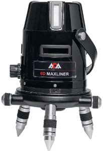 ADA 6D Maxliner: лазерный проекционный нивелир (самовыравнивающийся уровень) ADA 6D Maxliner: лазерный проекционный нивелир (самовыравнивающийся уровень)