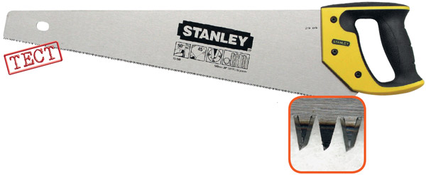 Stanley JetCut Fine Finish 2-15-599: универсальная ножовка по дереву (предоставлена представительством Stanley) Stanley JetCut Fine Finish 2-15-599: универсальная ножовка по дереву (предоставлена представительством Stanley)