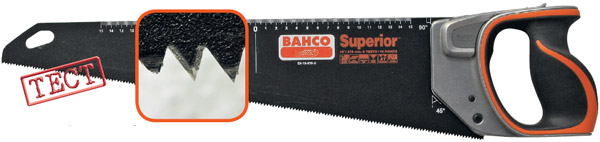 Bahco Superior EX-19-XT9-C: универсальная ножовка по дереву со сменными полотнами (предоставлена представительством Bahco) Bahco Superior EX-19-XT9-C: универсальная ножовка по дереву со сменными полотнами (предоставлена представительством Bahco)