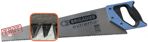 Brigadier Extrema 63223: универсальная ножовка по дереву (предоставлена группой компаний Brigadier) Brigadier Extrema 63223: универсальная ножовка по дереву (предоставлена группой компаний Brigadier)