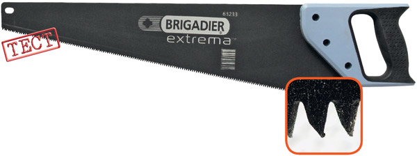 Brigadier Extrema 63233: универсальная ножовка по дереву (предоставлена группой компаний Brigadier) Brigadier Extrema 63233: универсальная ножовка по дереву (предоставлена группой компаний Brigadier)