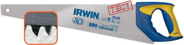 Irwin 880 Universal: универсальная ножовка по дереву (предоставлена компанией «Санфорд») Irwin 880 Universal: универсальная ножовка по дереву (предоставлена компанией «Санфорд»)